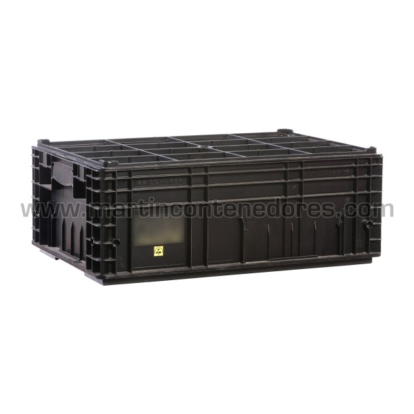 Caja plástica ESD RL-KLT 6013 600x400x213/195 mm