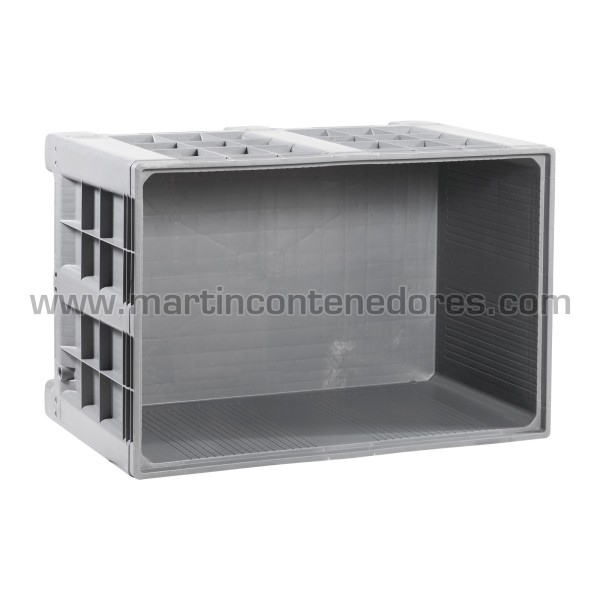 Closed plastic box 1200x800x760/585 mm 2 runners