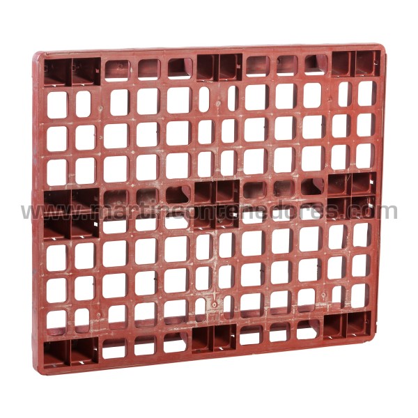 Lightweight perforated plastic pallet 1200x1000x170 mm 3 runners