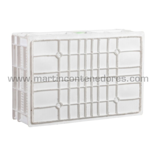 Perforated plastic box 600x400x190/140 mm