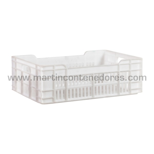 Perforated plastic box 600x400x195/170 mm