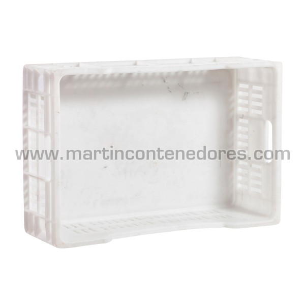 Perforated plastic box 600x400x195/170 mm