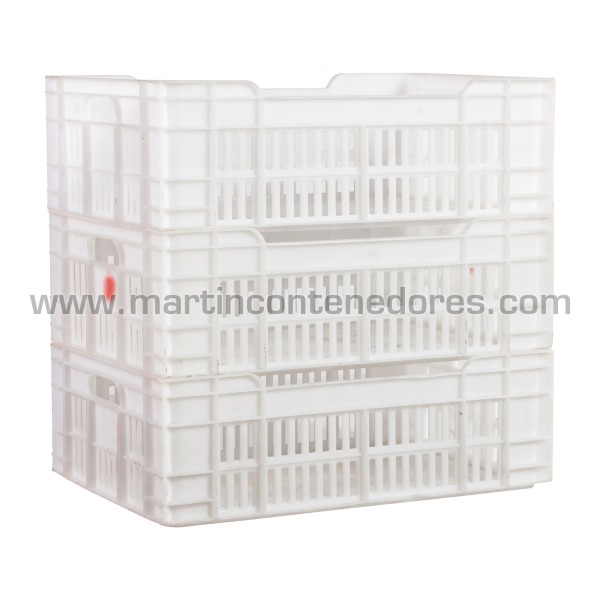 Perforated plastic box 600x400x195/170 mm