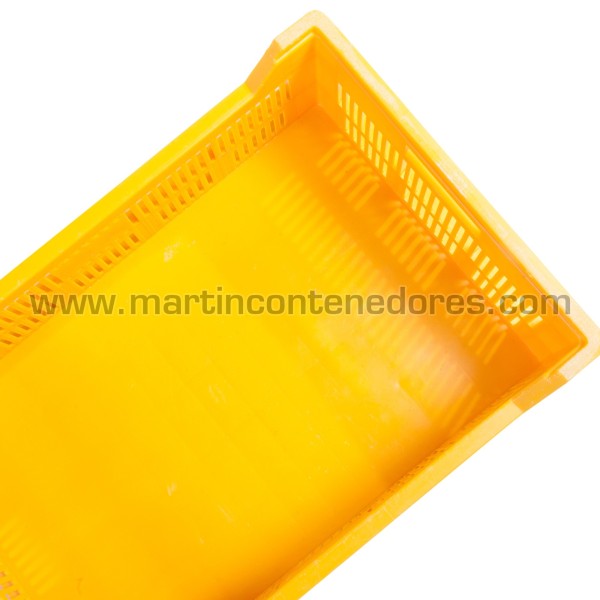 Perforated plastic box 600x400x210/160 mm