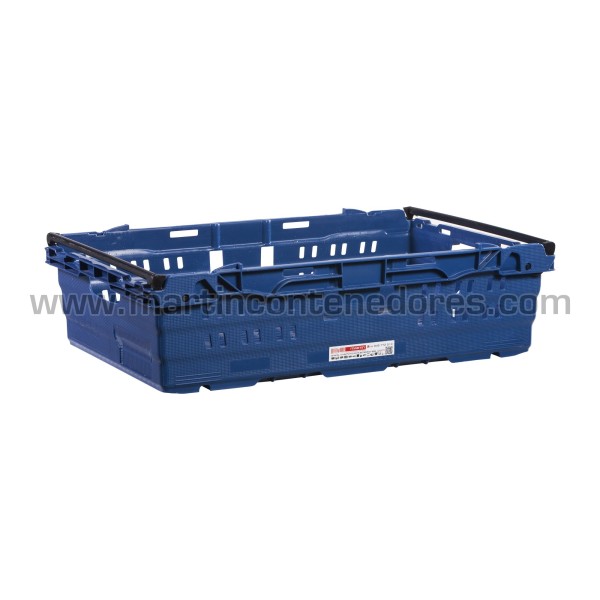 Caja encajable ranurada 600x400x165/140 mm