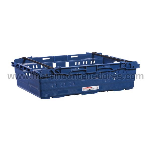 Caja encajable ranurada 600x400x165/140 mm