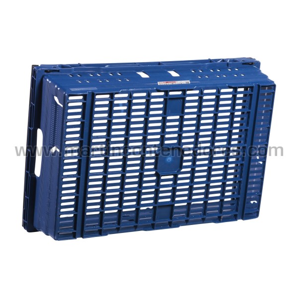 Caja encajable ranurada 600x400x165/140 mm