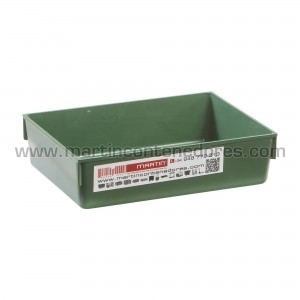 Nestable plastic bin for...