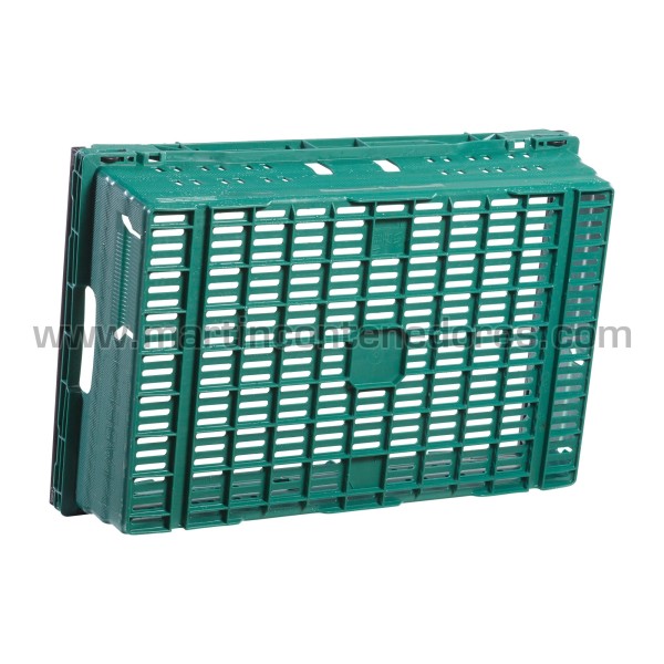 Caja encajable ranurada 600x400x165/140 mm