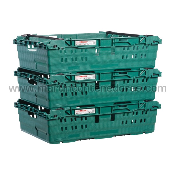 Caja encajable ranurada 600x400x165/140 mm