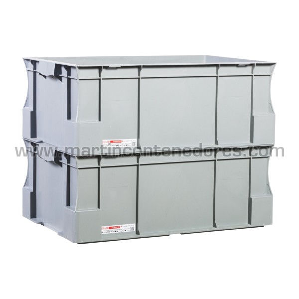 Caja plástica Euronorma 600x400x230/215 mm