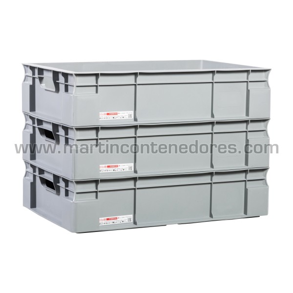 Caja plástica Euronorma 600x400x145/132 mm