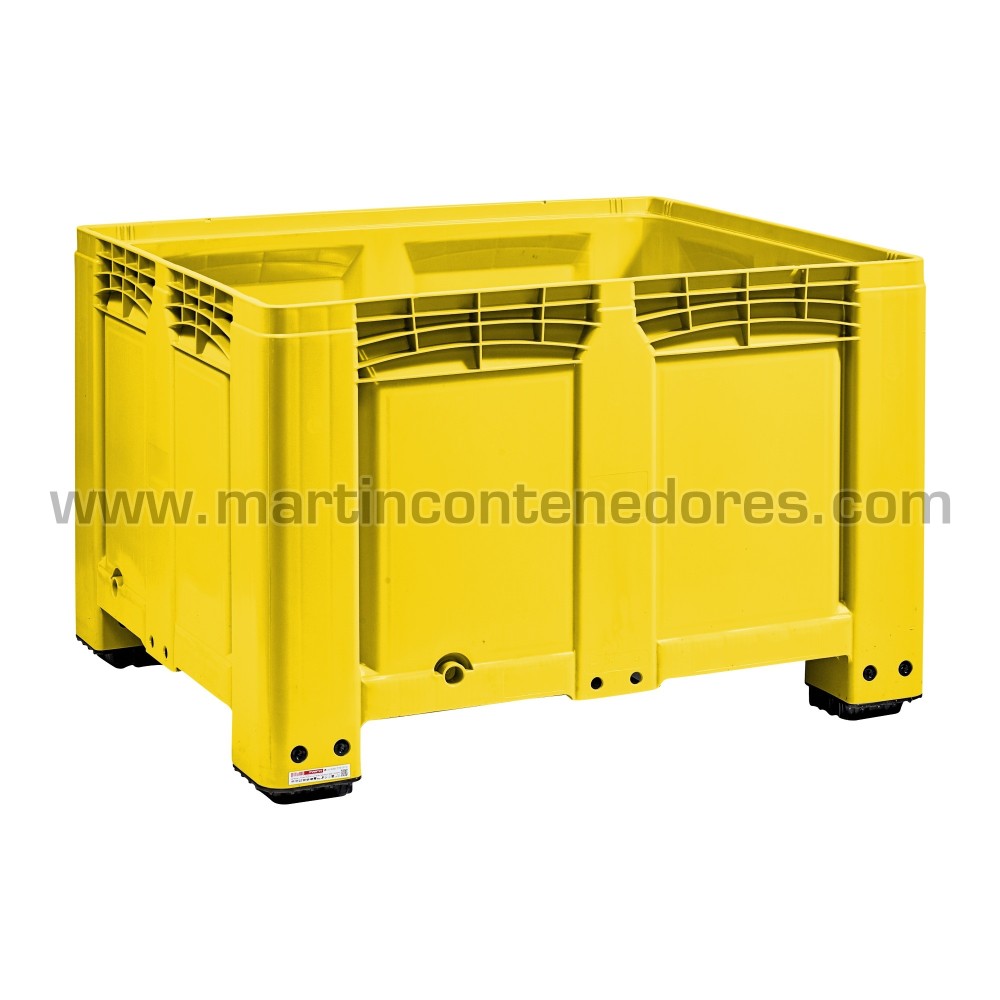 Contentor plástico 1200x1000x780/620 mm 4 pés