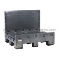 Stacking closed box plastic 1200x1000x970/760 mm 9 feet