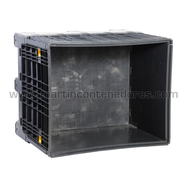 Stacking closed box plastic 1200x1000x970/760 mm 9 feet