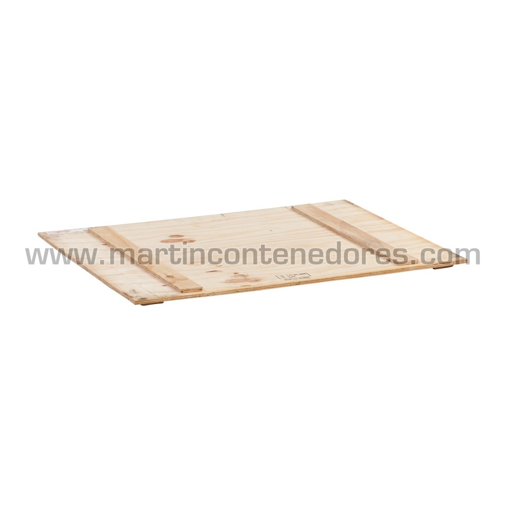 Tapa de madera 800x600x30 mm para cerco palet