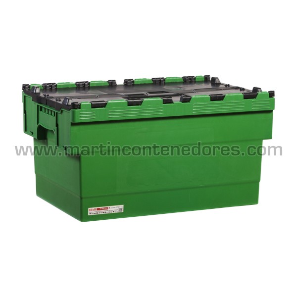 Caja encajable con tapa 600x400x320/300 mm