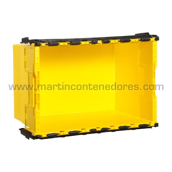 Caja encajable con tapa 600x400x365/345 mm