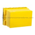 Caja encajable con tapa 600x400x365/345 mm