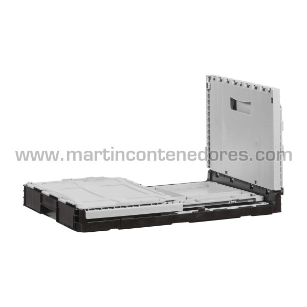 Caja plegable con tapa 600x400x343/340 mm