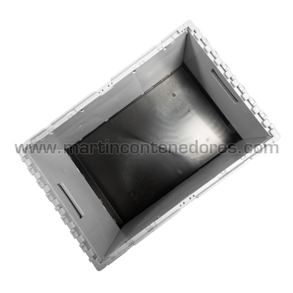 Caja plegable con tapa 600x400x343/340 mm