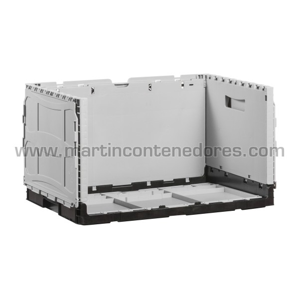 Caja plegable con tapa 600x400x343/340 mm