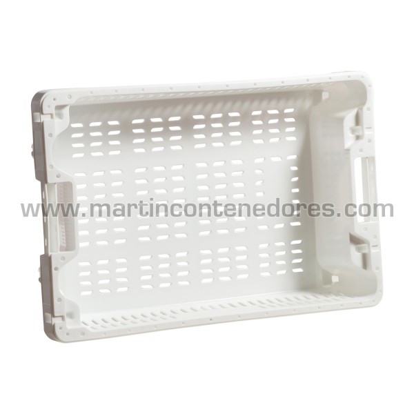 Caja encajable ranurada 600x400x130/104 mm