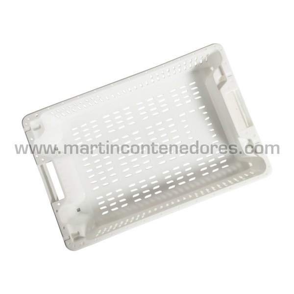 Caja encajable ranurada 600x400x130/104 mm