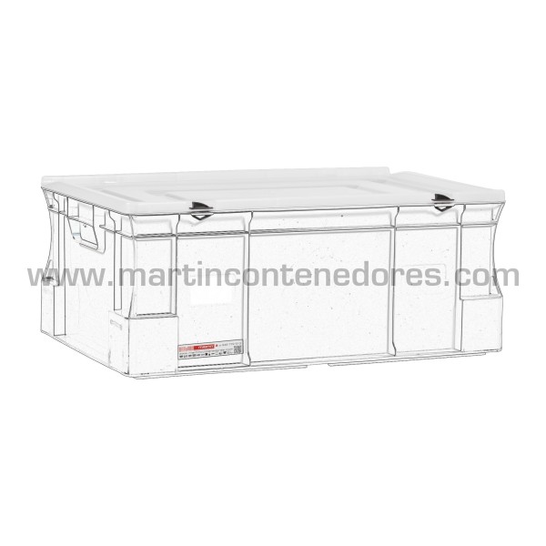 Couvercle pour bac plastique 600x400 mm