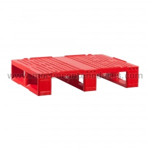 Perforated plastic pallet...