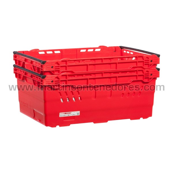 Caja encajable ranurada 600x400x252/222 mm