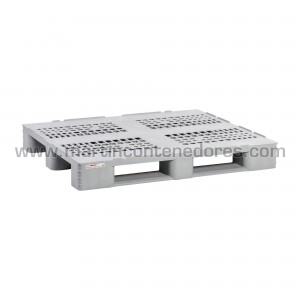 Perforated plastic pallet...