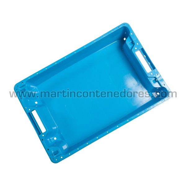 Nestable plastic box 600x400x130/104 mm