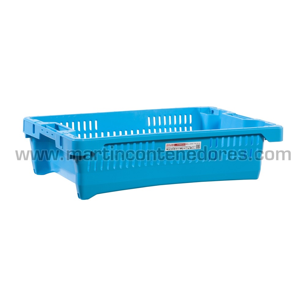 Caja encajable ranurada 600x400x160/134 mm