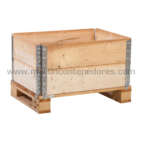 Wooden pallet collars 1 board 800x600x195 mm