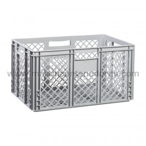 Perforated plastic crate...