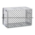 Perforated plastic crate 600x400x320/305 mm