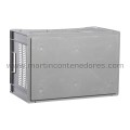 Perforated plastic crate 600x400x318/314 mm