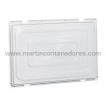 Couvercle pour bac plastique 600x400 mm