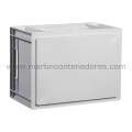 Caja plástica Euro-norma 400x300x230/216 mm