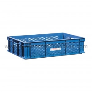 Perforated plastic crate...