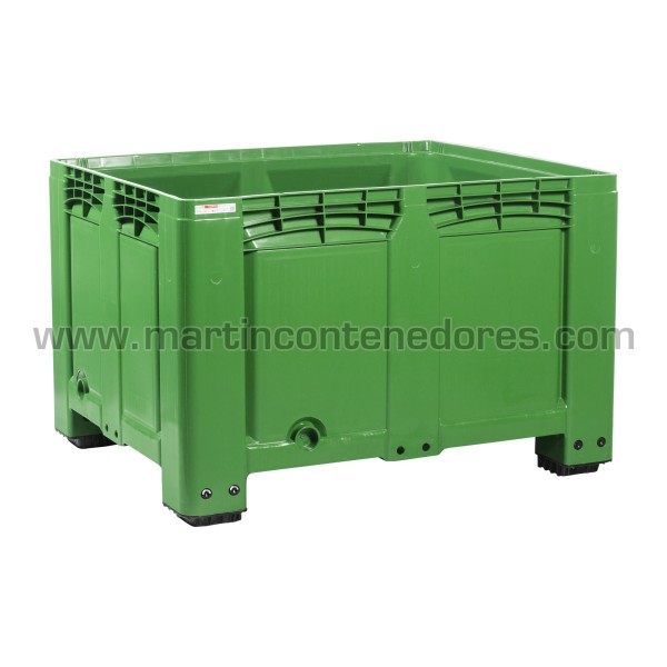 Contenedor plástico 1200x1000x780/610 mm 4 pies