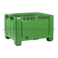 Plastic box 1200x1000x780/610 mm 4 feet