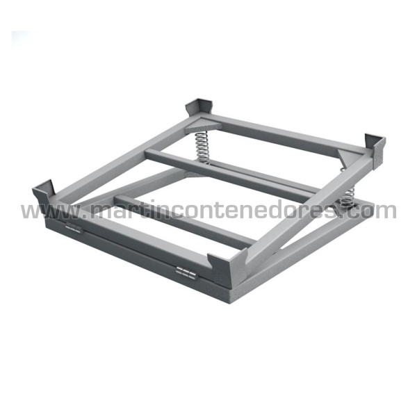 Soporte inclinado para IBC 1000 litros ST acero galvanizado