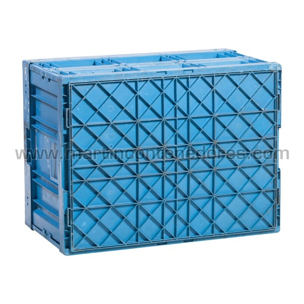 Foldable plastic box 800x600x450/400 mm