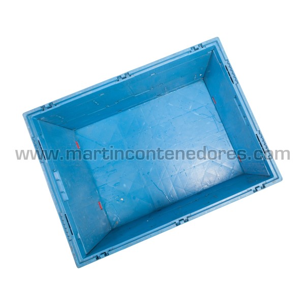 Foldable plastic box 800x600x450/400 mm