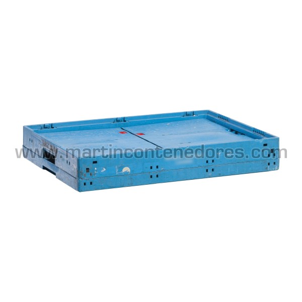 Foldable plastic box 800x600x450/400 mm