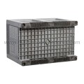 Perforated plastic box 1200x800x850/690 mm 2 runners