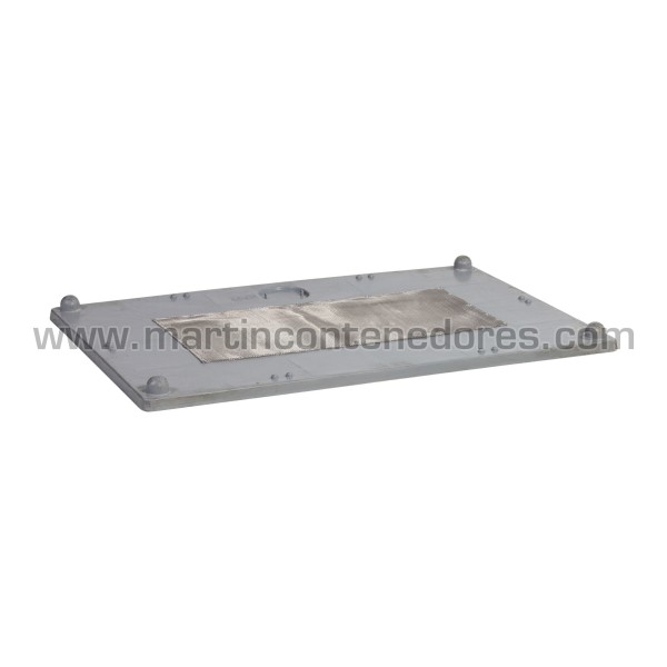 Tapa plástica para contenedor 1200x800 mm