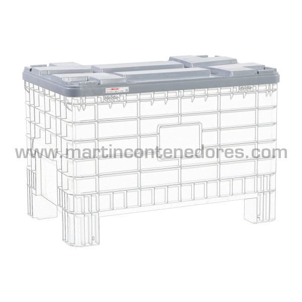 Lid plastic for stacking box 1040x640 mm